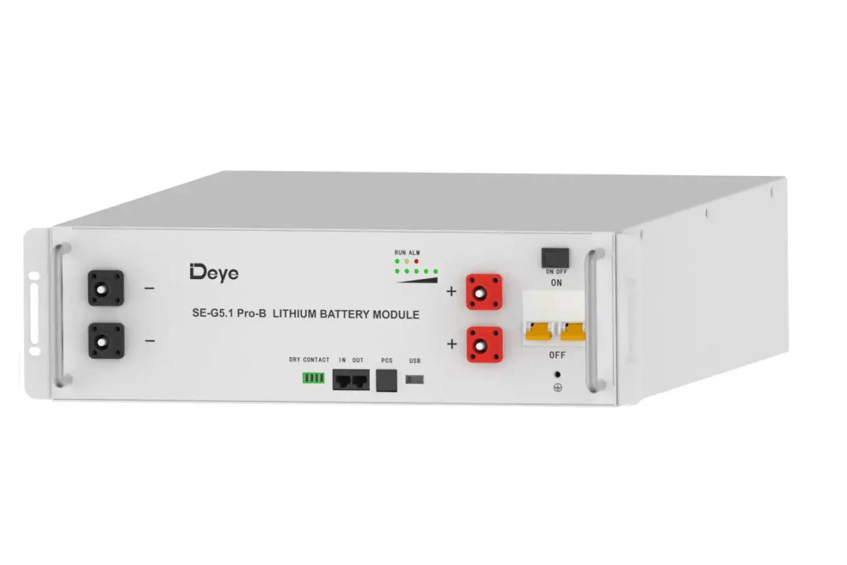  Акумуляторна батарея Deye SE-G5.1Pro-B (LiFePO4 51,2V 100Ah)